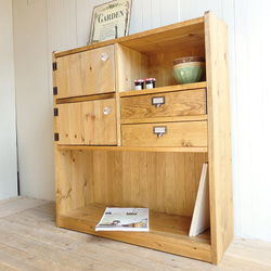 サイズ、デザインオーダー可！4扉1引き出しキャビネット