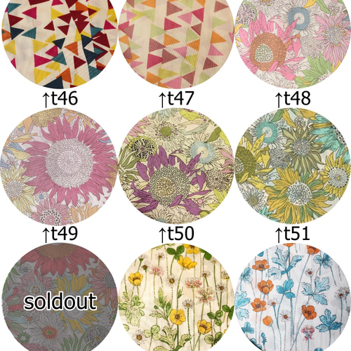 購入厳禁※90種類 商品番号001から004までの柄一覧表1/2ページ、在庫