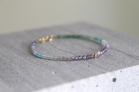 アメジスト翡翠バングル