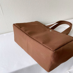【15種顏色可選】「Box Tote」通勤尺寸/倉敷帆布8號【客製化】 第4張的照片