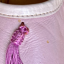 【訳あり半額】【値引済】￥6800→￥3400【タッセル・バブーシュ】ピンク・ピンクタッセル／レディース　高品質革 8枚目の画像