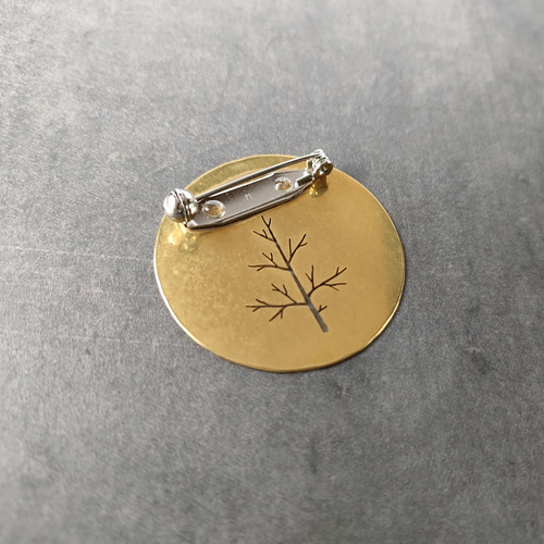 クラシカル ブローチ ＊ 真鍮 ハンドメイド アクセサリーパーツ Msize 2個 A1353 蜂 虫