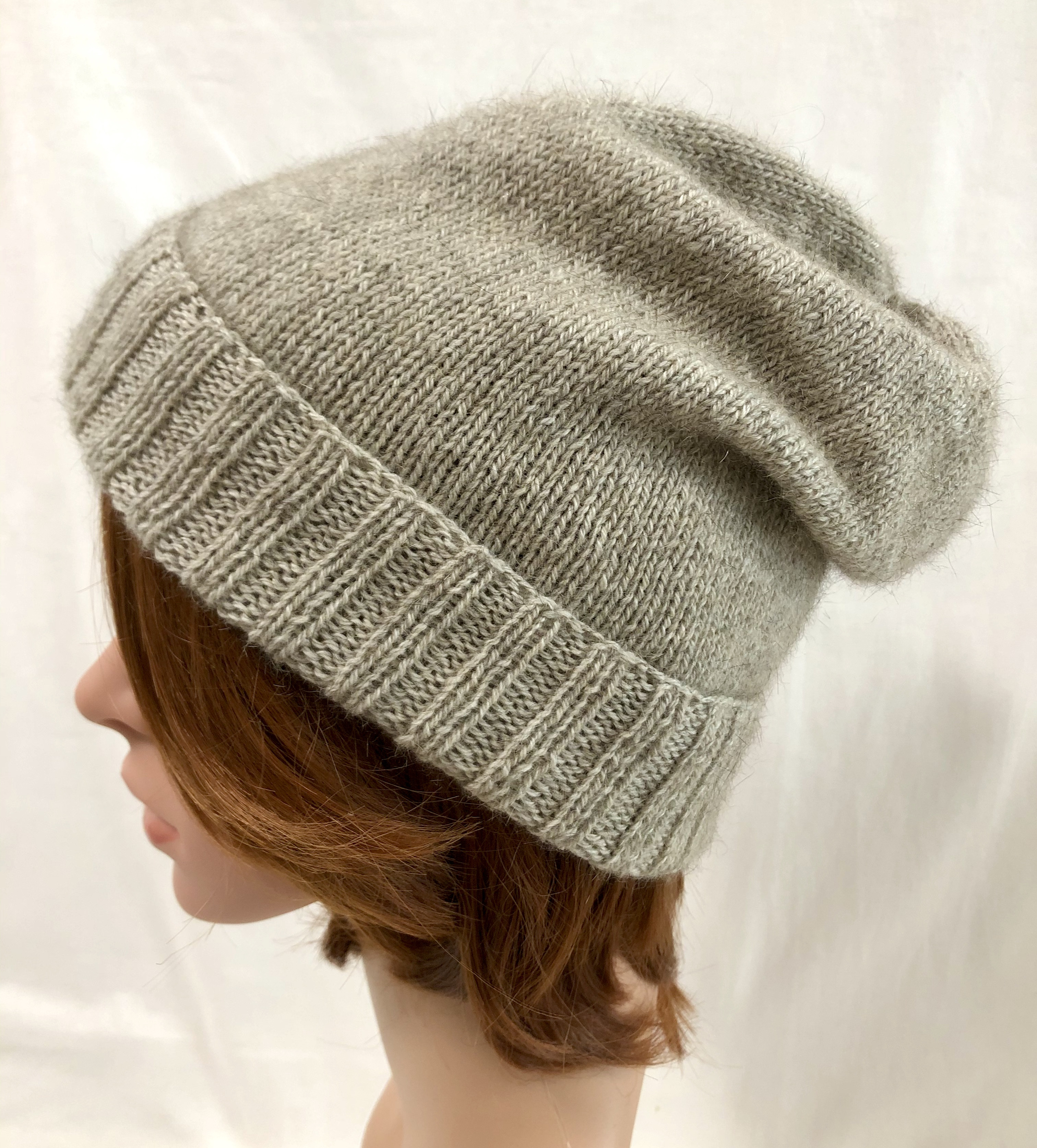 ☆受注製作☆　NZポッサム・メリノ・シルク　薄くて軽いシンプルメリヤス帽　お好きなカラーで