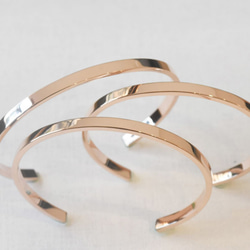 【客製化】刻字C型手環 | 情侶對環 銅鍍 or 銀鍍玫瑰金/K金 情人禮物 第9張的照片