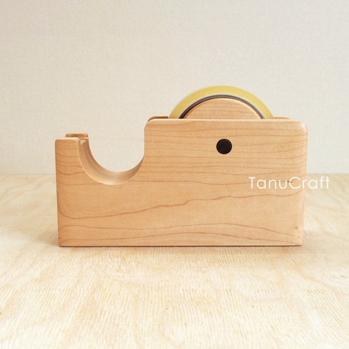 木製テープカッター その他雑貨 TanuCraft 通販 3152483｜Creema