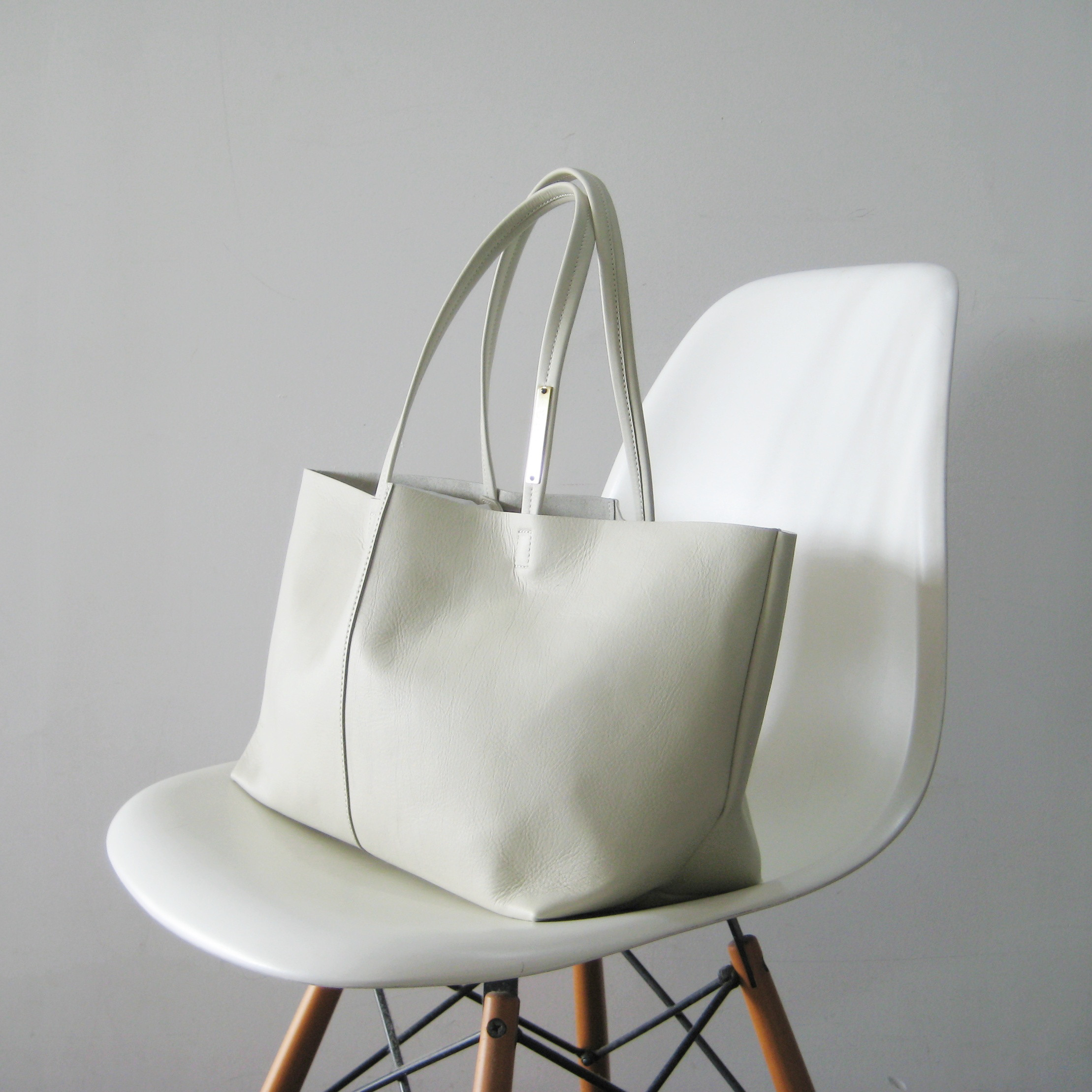 OTONA eco-bag Mサイズ グレージュ 本革製 トートバッグ トート