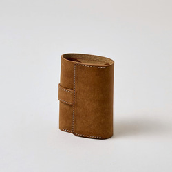手のひらサイズの三つ折り財布 / MitsuOri Wallet  *CAMEL 1枚目の画像