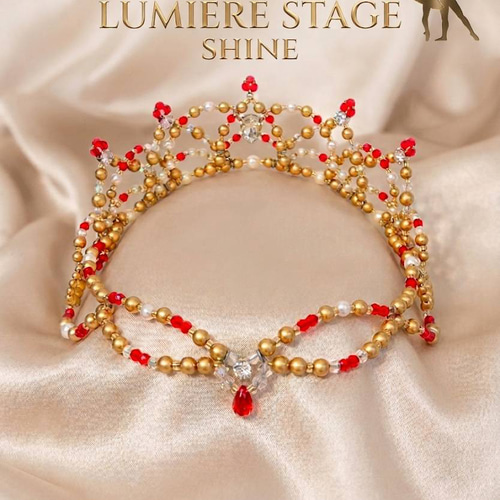 バレエティアラ☆(前下りデザイン) ヘッドドレス（アクセサリー