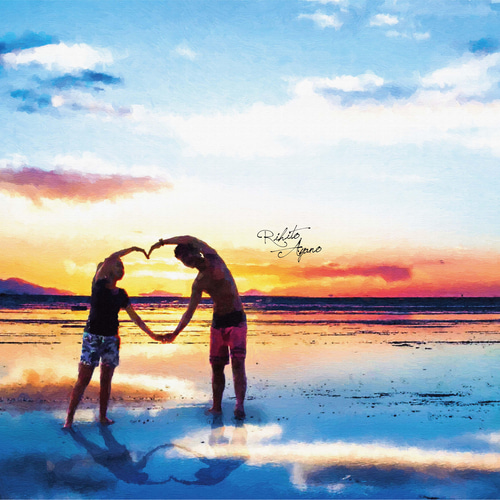 送料無料！【ウェルカムボード】油絵風キャンバスプリント《M12サイズ