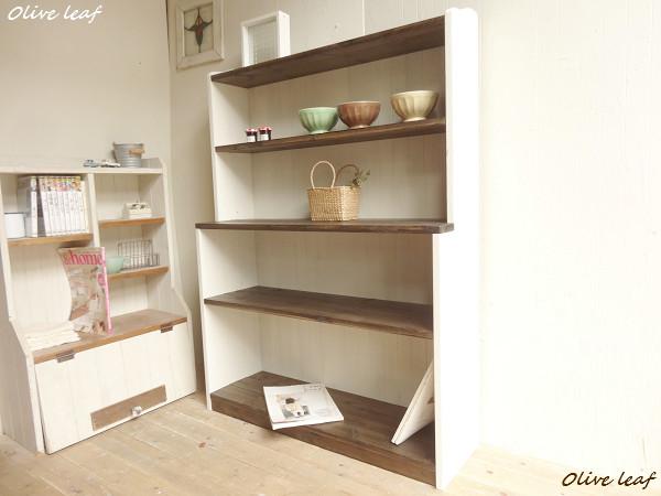 ※送料がかなり安くなりました！サイズオーダー可！●H120飾り棚カップボード●シャビーエスプレッソ●受注製作