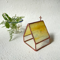 “教堂含羞草” LED燭台/彩色玻璃 第5張的照片