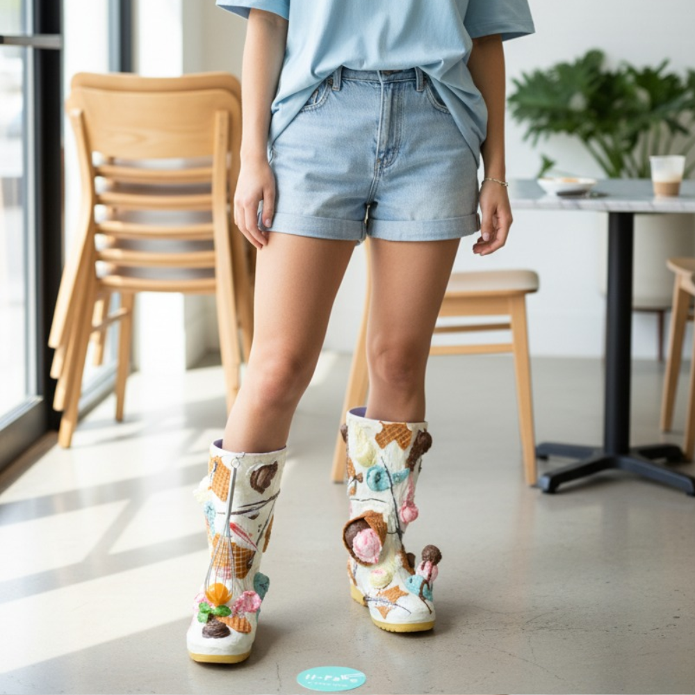 アイスクリームのブーツ（受注生産）