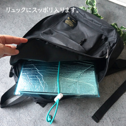 【夏限定】アイスリング用保冷バッグ（保冷剤付き）クールリングバッグ　 5枚目の画像