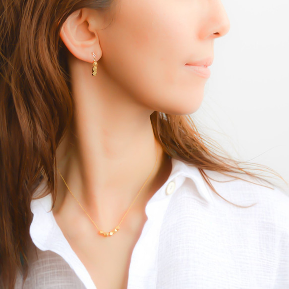 Cut Silver Beads Set（matte gold) 第1張的照片
