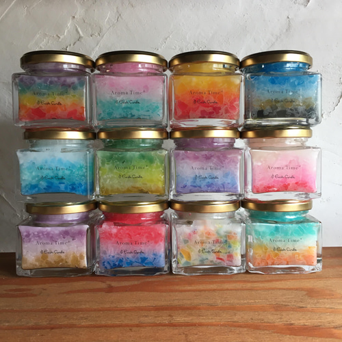 おうちでキャンドル作りキット】オリジナル モザイクキャンドル 手作り