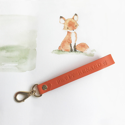 Le petit Prince レザーキーホルダー ミッドナイトブルー 香りの 