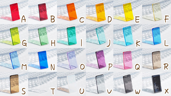 【カラーオーダー】香るガラス『かおる』アロマブレスレット/アンクレット【紐の色選べます】【長さ、金属フリー選べます】【受 9枚目の画像