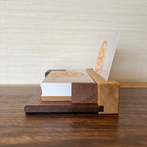 ☆人気商品☆ 木製 カードスタンド横型【CARDstand】ショップカード