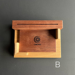 木製 カードスタンド横型【CARDstand】ショップカード 名刺スタンド　※在庫あり 9枚目の画像
