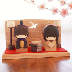 木材 ひな人形・雛飾り のおすすめ人気通販｜Creema(クリーマ) 国内