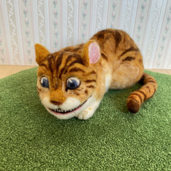 再販】チェシャ猫♡不思議の国のアリス（送料込） 羊毛フェルト