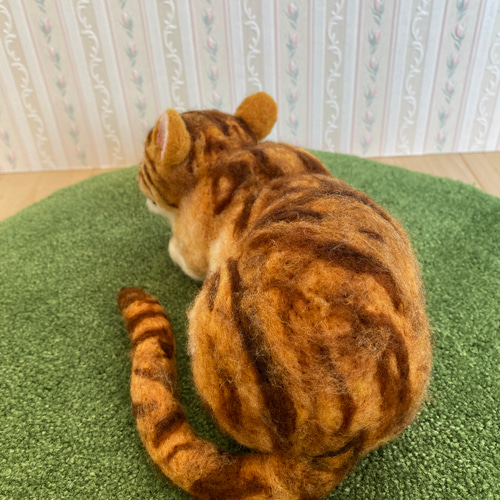 再販】チェシャ猫♡不思議の国のアリス（送料込） 羊毛フェルト