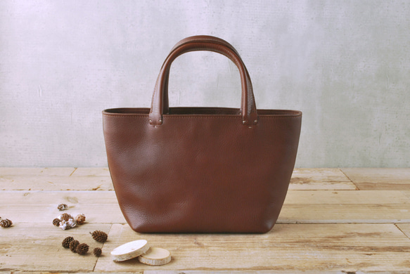 レザーミニトートバッグ lmtt-S ［ダークブラウン］ トートバッグ CLW