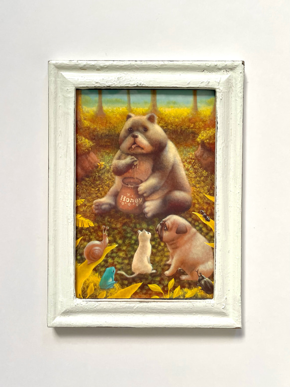 水彩画[秘密]【額付き】