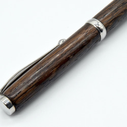 [再出品]【鉄刀木】手作り木製ボールペン スリムライン CROSS替芯 3枚目の画像
