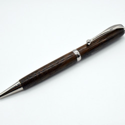 [再出品]【鉄刀木】手作り木製ボールペン スリムライン CROSS替芯 1枚目の画像