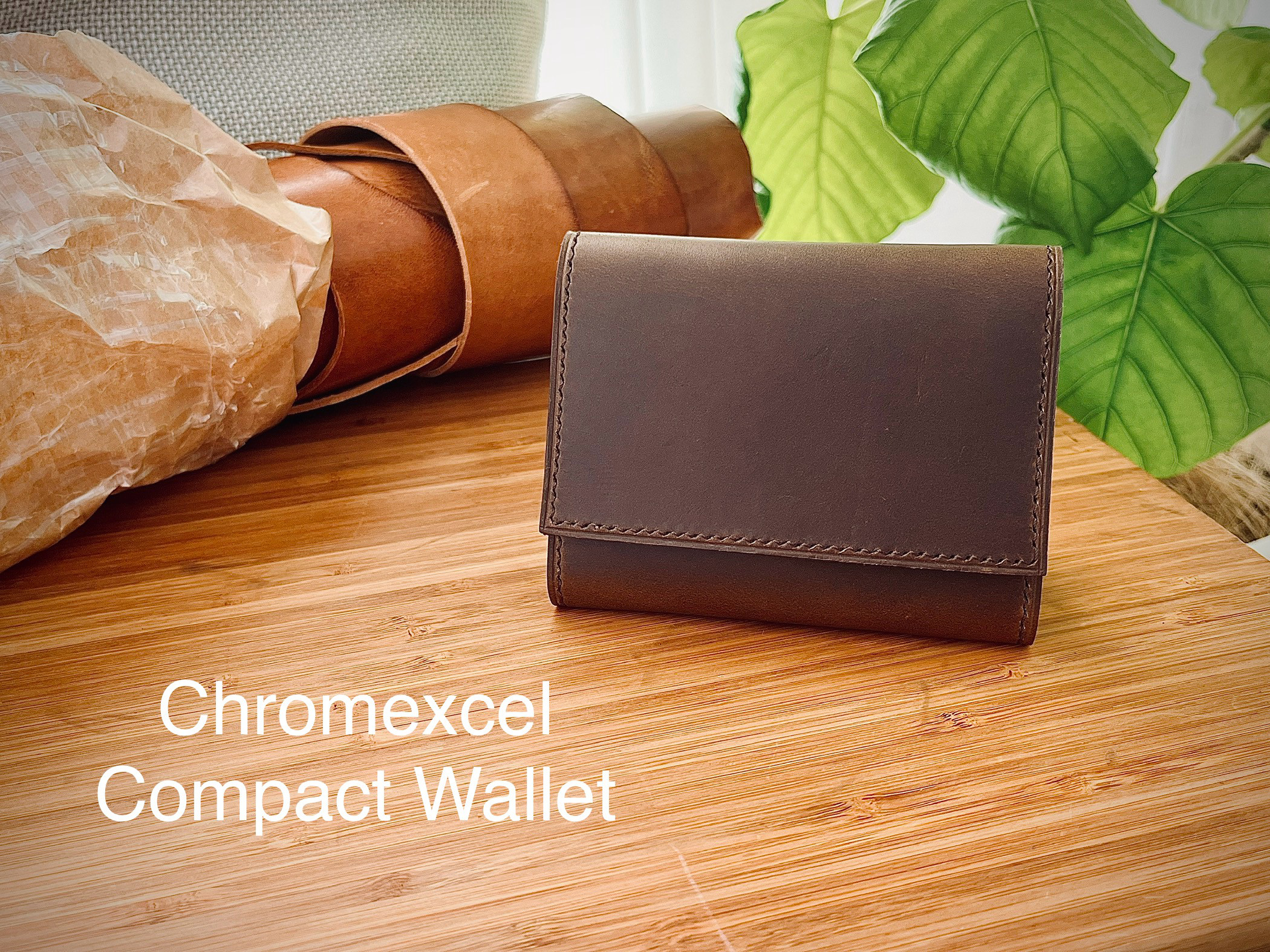 シンプルウォレット【クロムエクセル／受注製作】