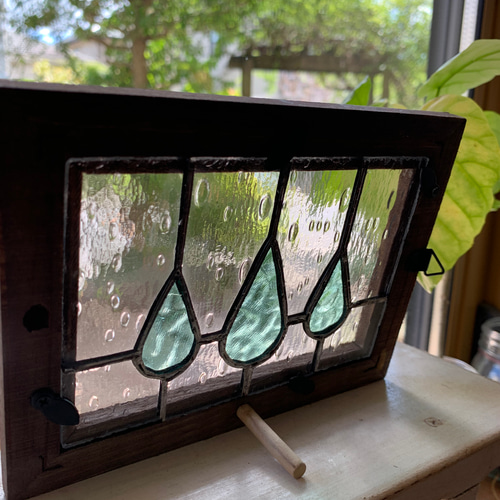 ステンドグラス※パネル※しずく1 その他インテリア雑貨 Glass ステンドグラス※パネル※しずく1 その他インテリア雑貨 Glass