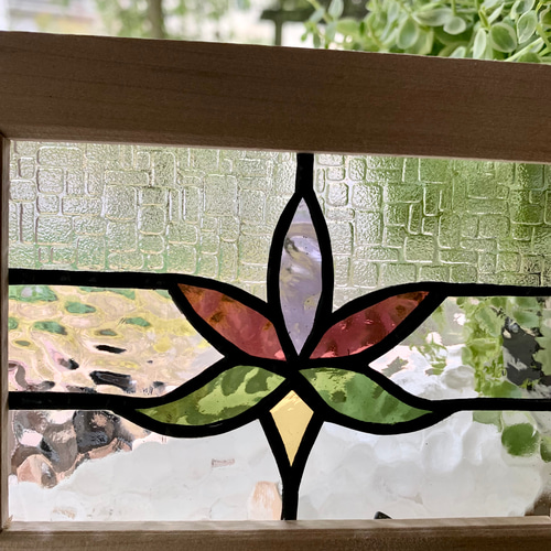 ステンドグラス※パネル※Flower6 その他インテリア雑貨 Glass Drop 通販
