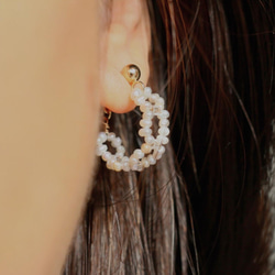 耳環 珍珠 水晶 - 和平 - 第2張的照片