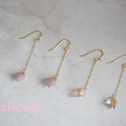 再販♪春のコーデに～桜色のネックレス 5枚目の画像