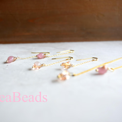 再販♪春のコーデに～桜色のネックレス 4枚目の画像