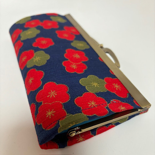梅の花柄のがま口長財布 がま口 ちくわぱん 通販 3257352｜Creema
