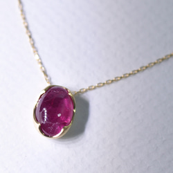 Ruby 3.016ct K18YG Necklace 【Cupola/クーポラ】 1枚目の画像