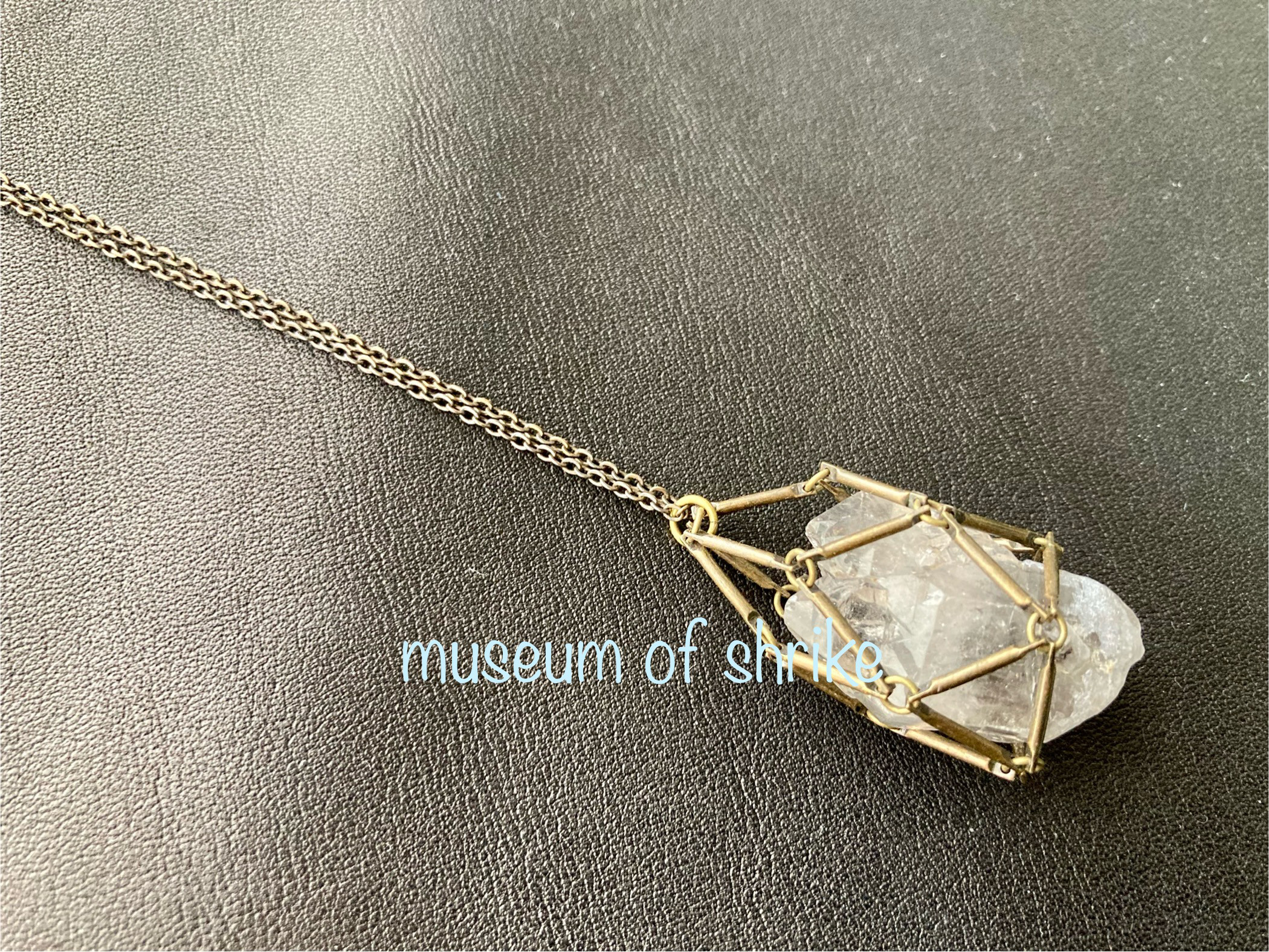 水晶 アジャスター式ネックレスThetis アイスクリスタル 天然石