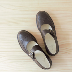 《L》オーダーメイドの革靴 毎日履きたい心地良さ 自分好みに選べる楽しさ　 メダリオンモンク L-6 18枚目の画像