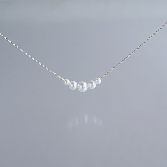 ベビーパール5連ネックレス K10 ネックレス・ペンダント Doue Jewelry 