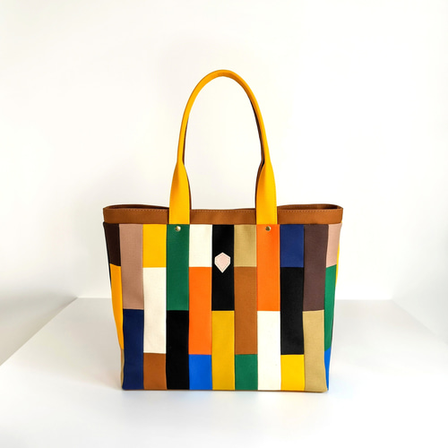 モザイクトート L 帆布 トートバッグ トートバッグ jiyoh 通販