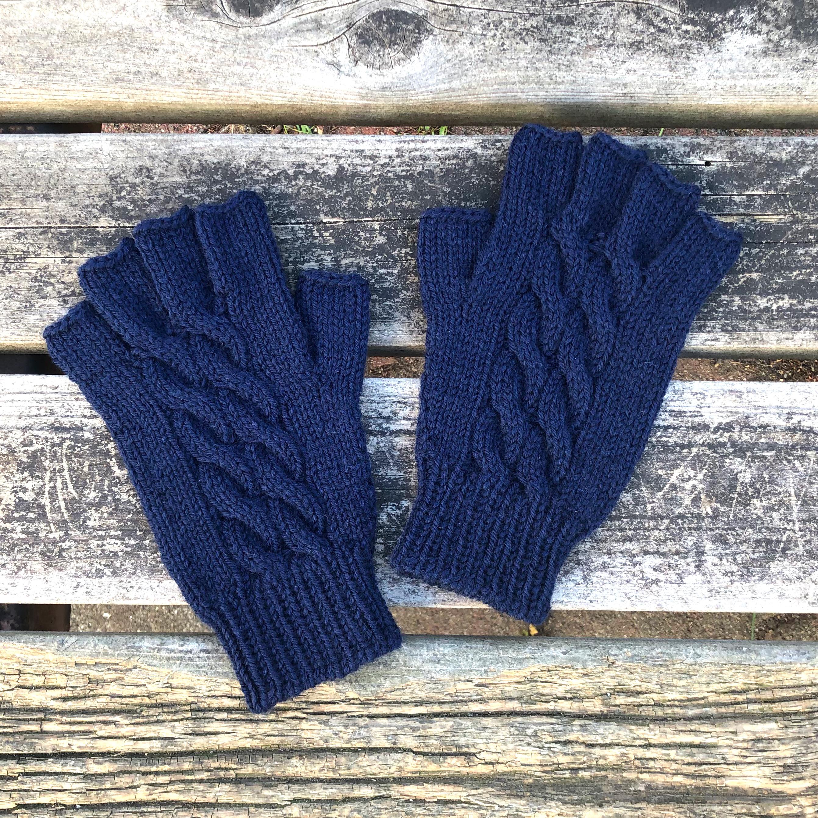 指なしハンドウォーマー キッズサイズ ハンドメイド（レシピ〉2Way  