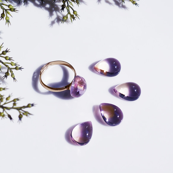 紫黃晶戒指手術不銹鋼一種尺寸最適合 ~Valentina 第8張的照片