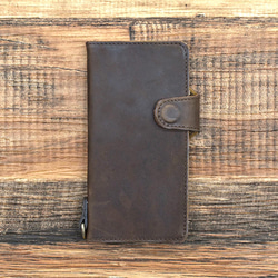 智慧型手機保護套，多設備相容，真皮材質，翻蓋式，女士款，適用於 iPhone 17 和安卓系統，6 種顏色可選，HAK062 第13張的照片