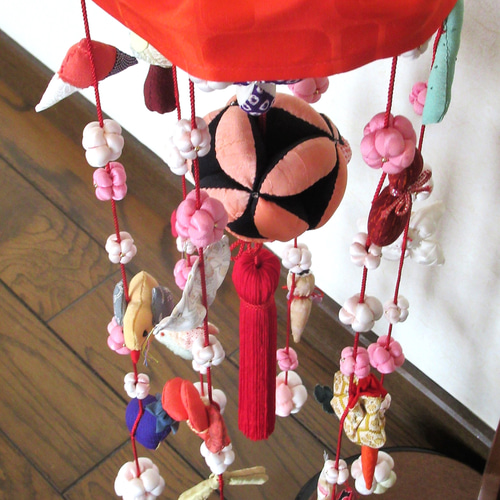 おまけ付】七宝まり つるし飾り ちりめん細工 ハンドメイド