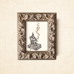 大きめ絵画「モルフォ蝶」 /原画 アート 日本画 絵画 紫苑工房