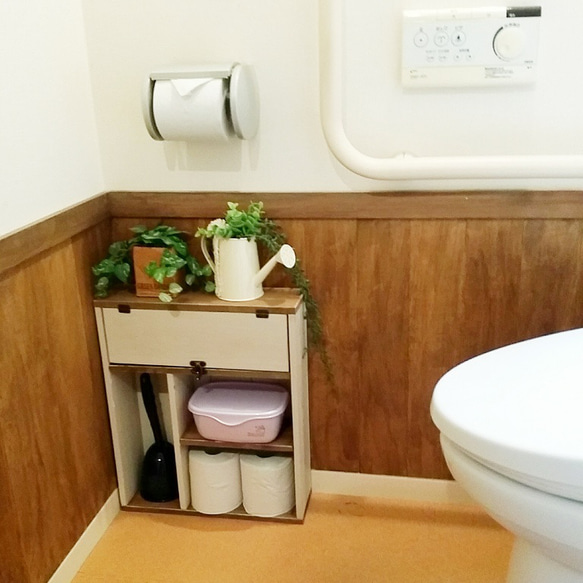 【新品】ホワイトカントリー お洒落 トイレラック アウトレット 新品】ホワイトカントリー お洒落 トイレラック アウトレット