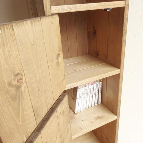 サイズ、デザインオーダー可！6段スリムキャビネット○シャビー