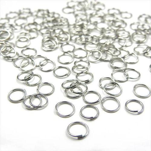 （お得な特別割引価格） 丸カン シルバー☆7mm☆約140個 まるかん マルカン 基礎金具 その他